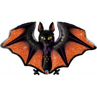 Glitz & Glam Bat Halloween Balloon